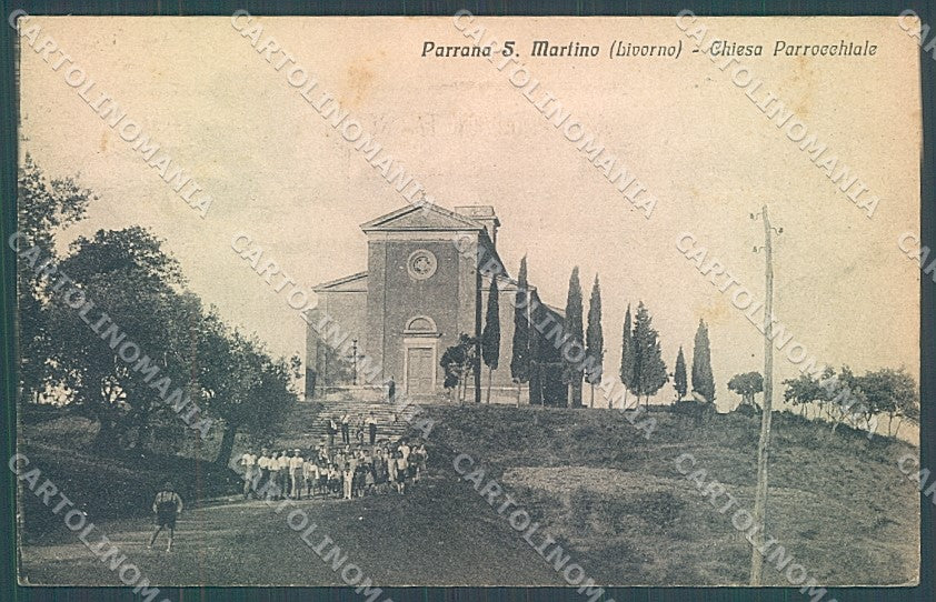 Livorno Parrana S. Martino Chiesa Parrocchiale cartolina JK4883 – fronte
