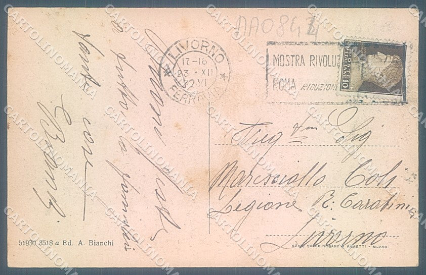 Livorno Parrana S. Martino Chiesa Parrocchiale cartolina JK4883 – retro