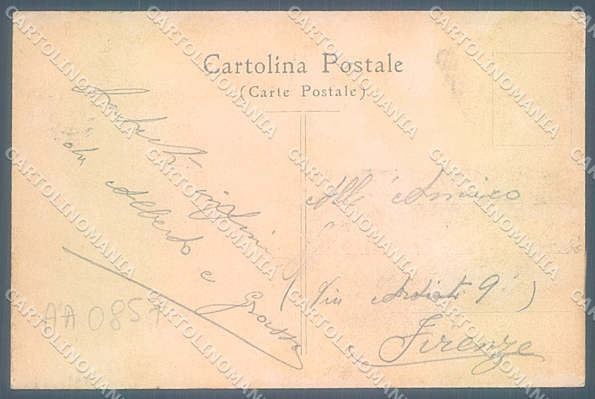 Livorno Città Molo Barche saluto da cartolina JK4888 – retro