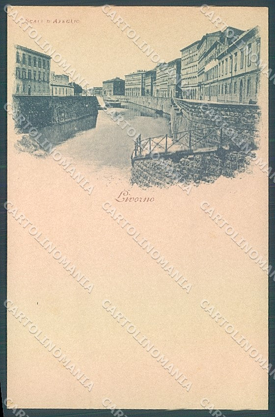 Livorno Città Scali D'Azeglio cartolina JK4890 – fronte