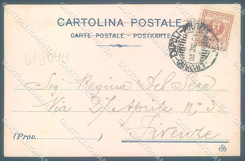 Livorno Città Piazza Carlo Alberto cartolina JK4898 – retro