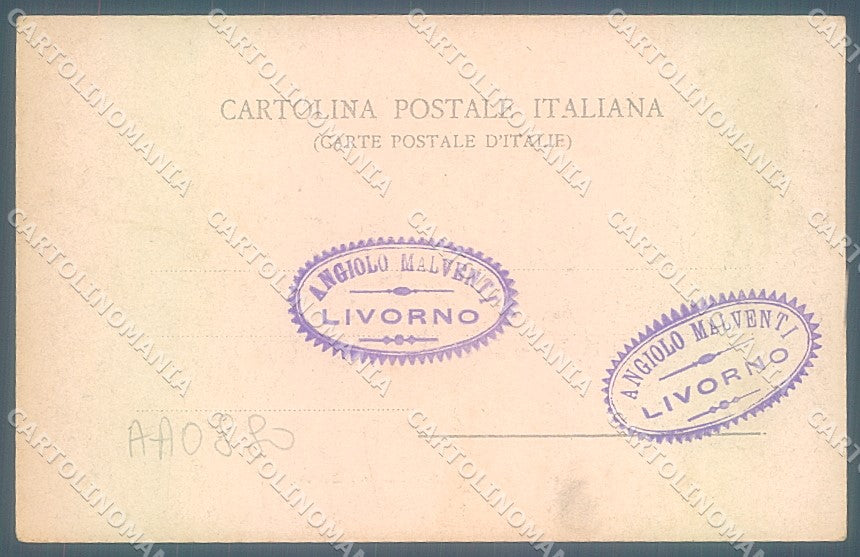 Livorno Città Piazza Carlo Alberto cartolina JK4899 – retro