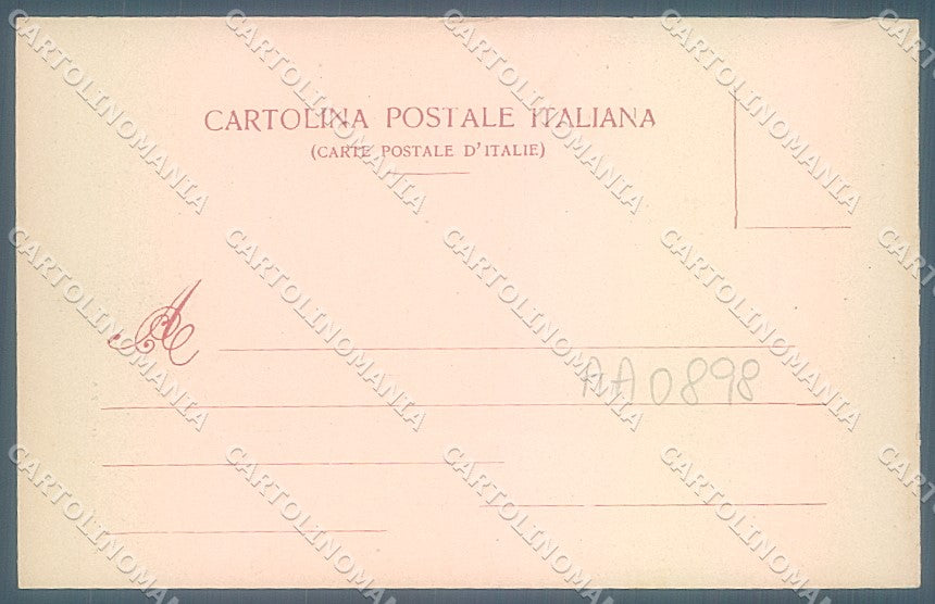 Livorno Città Interno Mercato cartolina JK4906 – retro