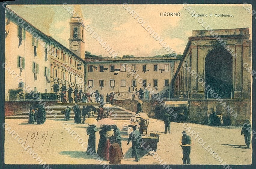Livorno Montenero Santuario cartolina JK4910 – fronte