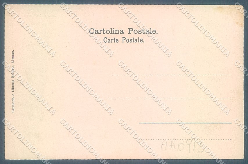 Livorno Montenero Santuario cartolina JK4910 – retro