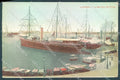 Livorno Città Battello Barriera del Porto cartolina JK4911 – fronte