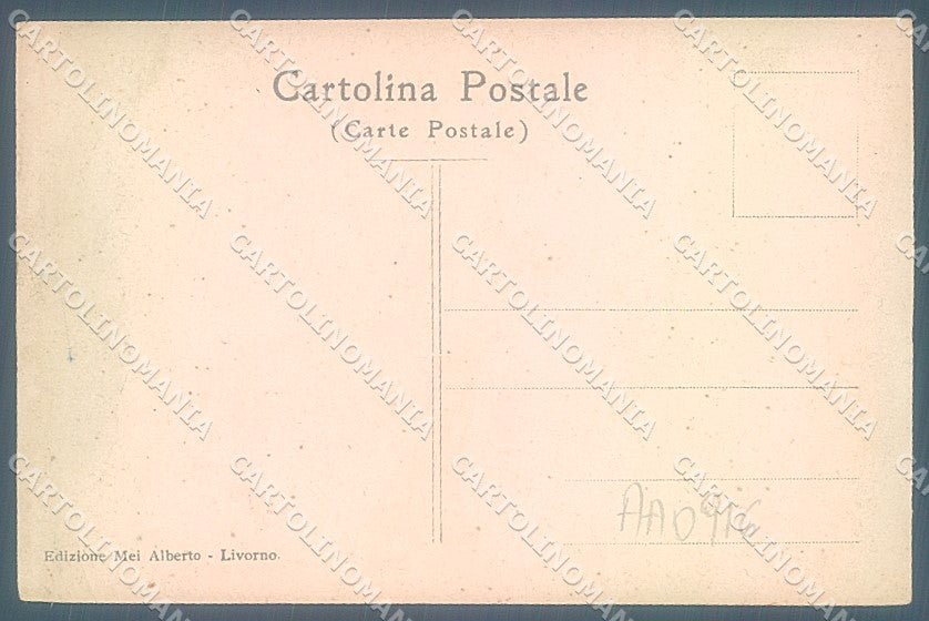 Livorno Città Battello Barriera del Porto cartolina JK4911 – retro