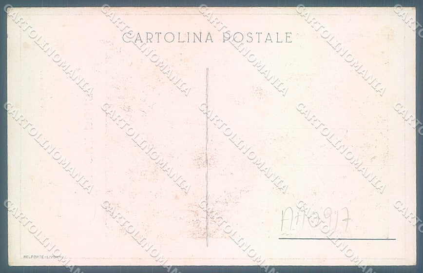Livorno Città Soldato Giosuè Borsi cartolina JK4912 – retro