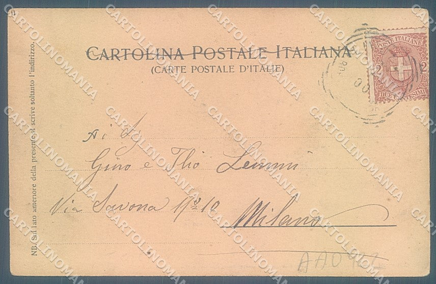 Livorno Città Piazza Carlo Alberto cartolina JK4915 – retro