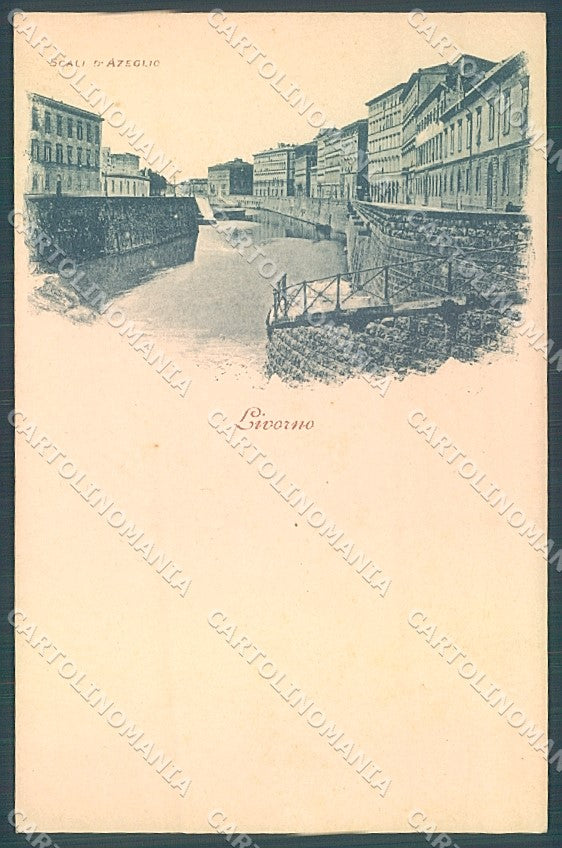 Livorno Città Scali d'Azeglio cartolina JK4917 – fronte
