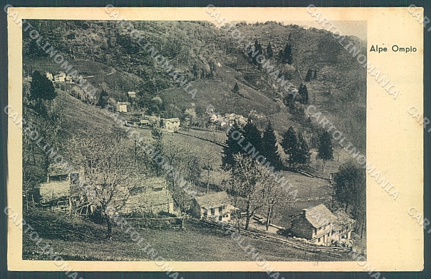 Verbania San Bernardino Verbano Alpe Ompio cartolina JK4922 – fronte