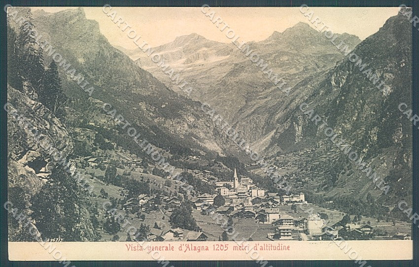 Vercelli Alagna cartolina JK4923 – fronte
