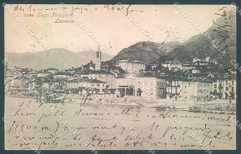 Varese Laveno Lago Maggiore cartolina JK4924 – fronte