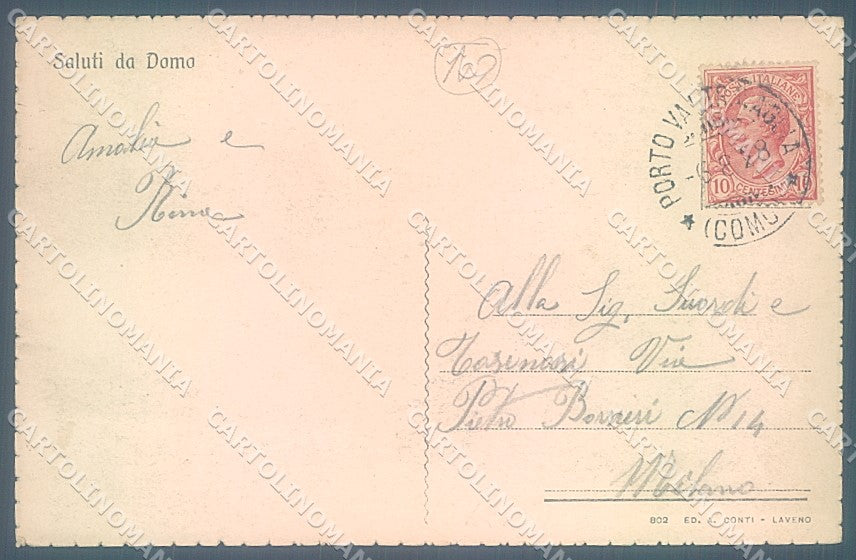 Varese Valtravaglia Domo cartolina JK4927 – retro