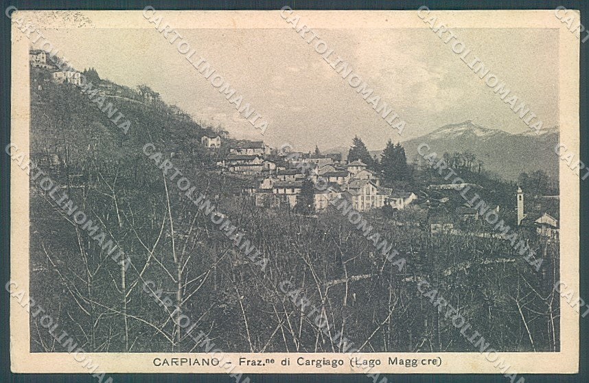 Verbania Ghiffa Cargiago cartolina JK4936 – fronte