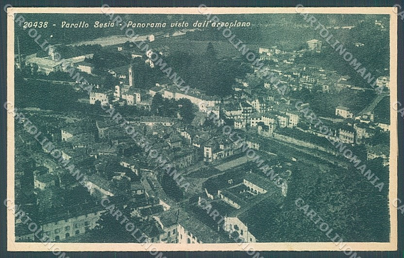 Vercelli Varallo Sesia Veduta Aerea cartolina JK4940 – fronte