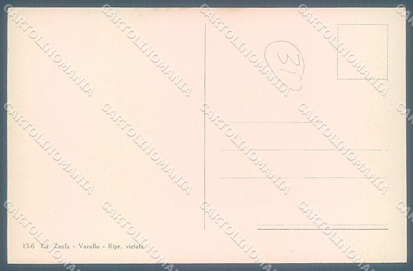Vercelli Rima Corno Valsesia cartolina JK4941 – retro