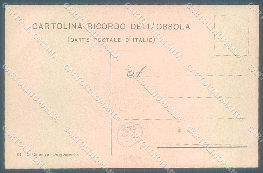 Verbania Macugnaga Albergo Monte Moro cartolina JK4950 – retro