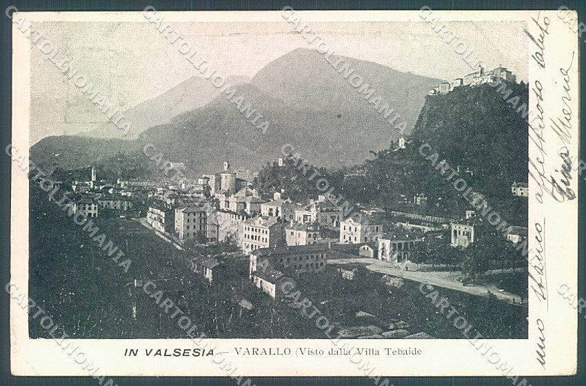 Vercelli Varallo Sesia cartolina JK4951 – fronte