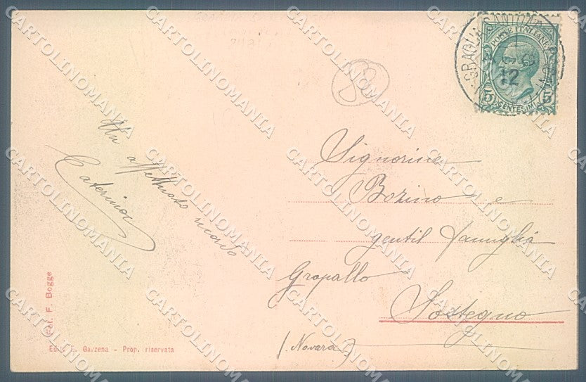 Biella Graglia Vallone della Janca cartolina JK4961 – retro