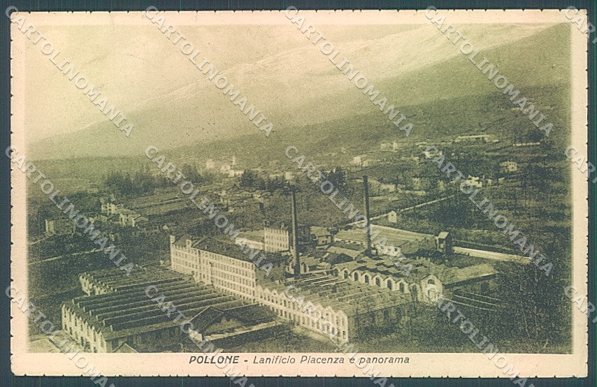 Biella Pollone Lanificio Piacenza cartolina JK4964 – fronte