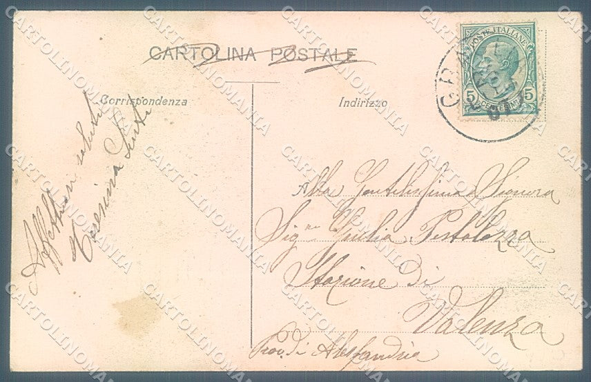 Biella Muzzano saluti da MACCHIE cartolina JK4965 – retro
