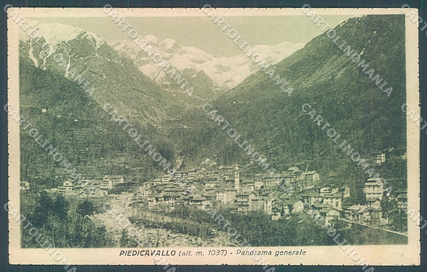 Biella Piedicavallo cartolina JK4971 – fronte
