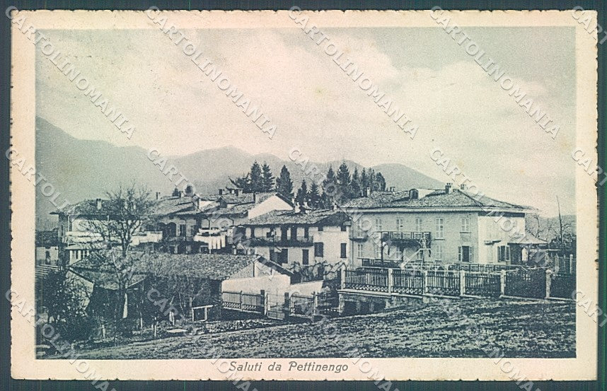Biella Pettinengo saluti da cartolina JK4972 – fronte