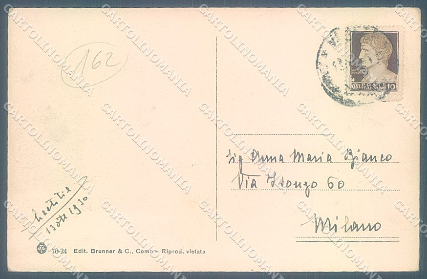 Varese Gazzada Monte Rosa Brunner 70-24 cartolina JK4986 – retro