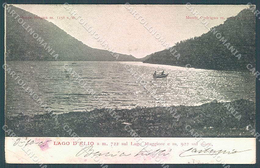 Varese Maccagno Lago Elio PIEGA ANGOLO cartolina JK4988 – fronte