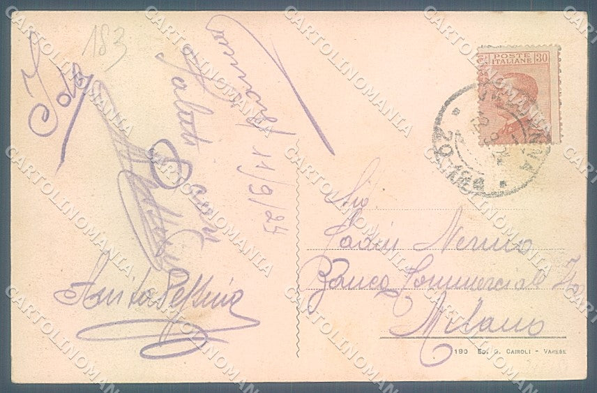 Varese Ganna Chiesa cartolina JK4998 – retro