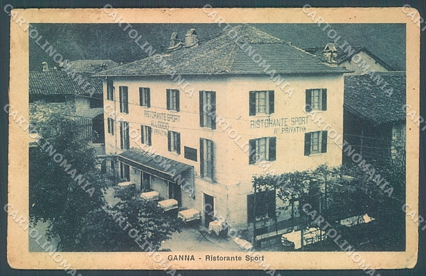 Varese Ganna Ristorante Sport cartolina JK5003 – fronte