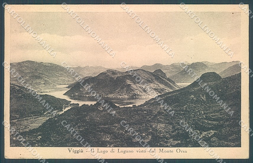Varese Viggiù Lago Lugano PIEGA ANGOLO cartolina JK5004 – fronte