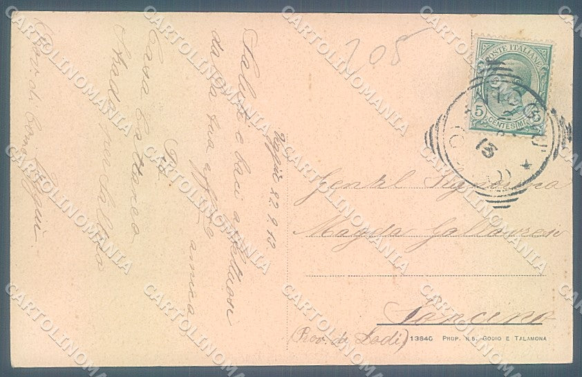 Varese Viggiù Prealpi cartolina JK5015 – retro