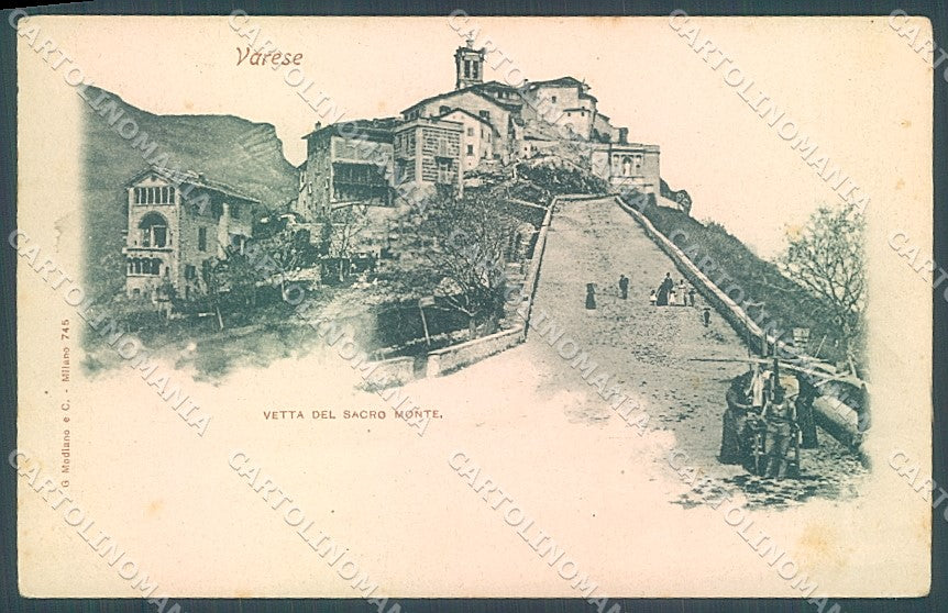 Varese Città Sacro Monte Modiano 745 cartolina JK5026 – fronte