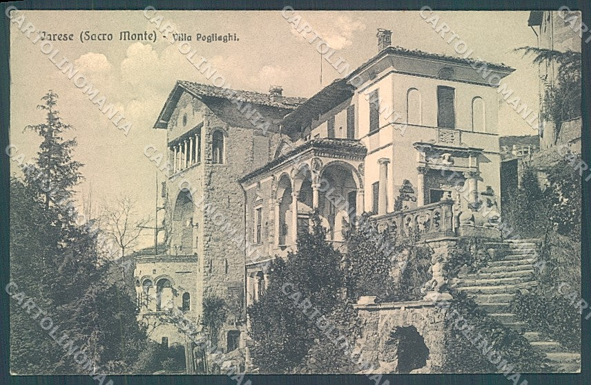 Varese Città Sacro Monte Villa Pogliaghi Brunner 16803 cartolina JK5028 – fronte