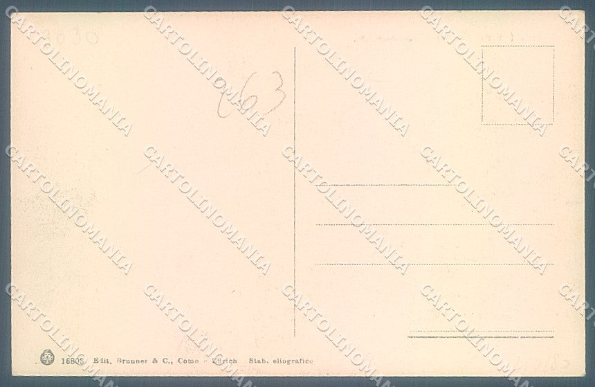Varese Città Sacro Monte Villa Pogliaghi Brunner 16803 cartolina JK5028 – retro