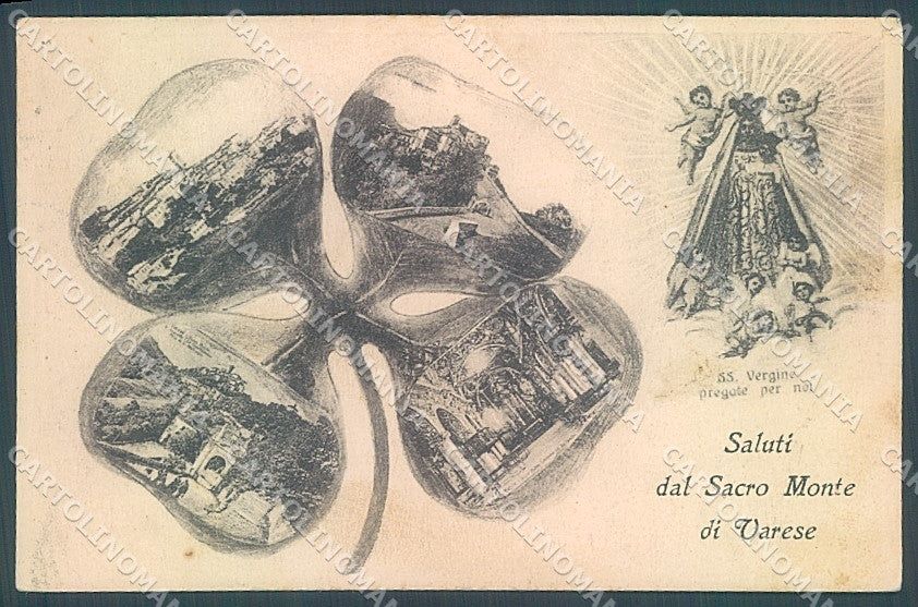 Varese Città Sacro Monte saluti da cartolina JK5029 – fronte