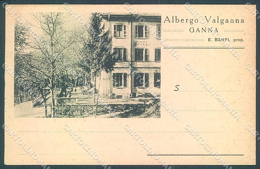 Varese Ganna Albergo Valganna cartolina JK5031 – fronte