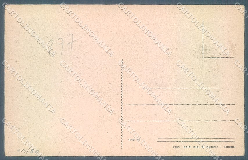 Varese Boarezzo Lago Ghirla cartolina JK5032 – retro