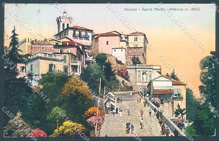 Varese Città Sacro Monte cartolina JK5045 – fronte
