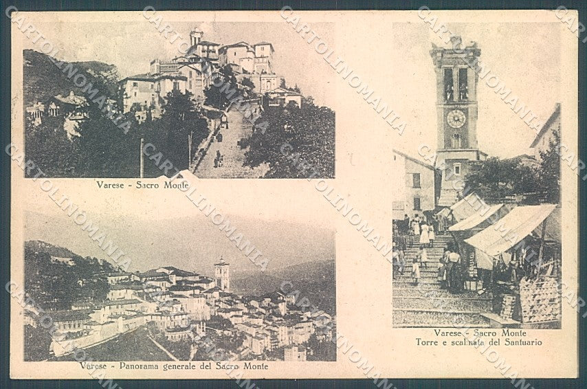 Varese Città Sacro Monte cartolina JK5052 – fronte
