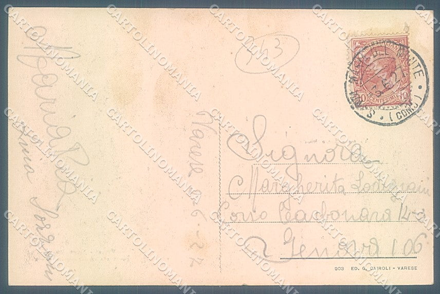 Varese Città Sacro Monte cartolina JK5052 – retro