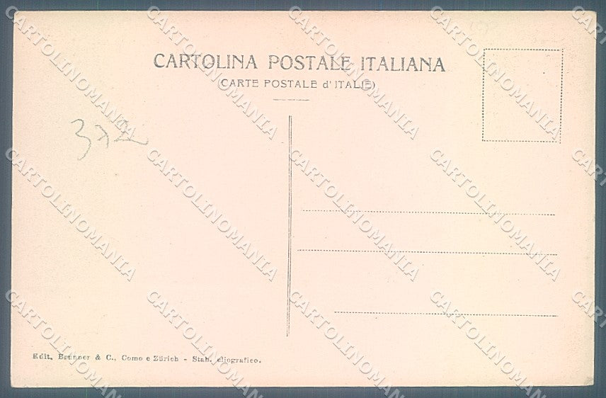 Verbania Pallanza Lago Maggiore Porto Brunner 681 cartolina JK5062 – retro