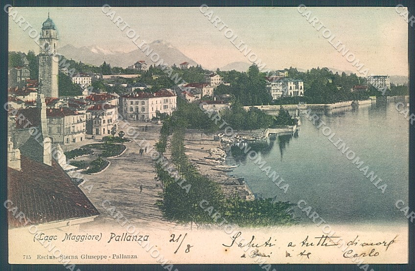 Verbania Pallanza Lago Maggiore Chiesa cartolina JK5067 – fronte