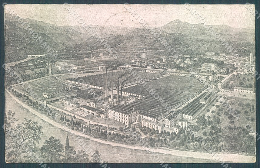 Vercelli Borgosesia Manifattura Lane PIEGHE cartolina JK5081 – fronte