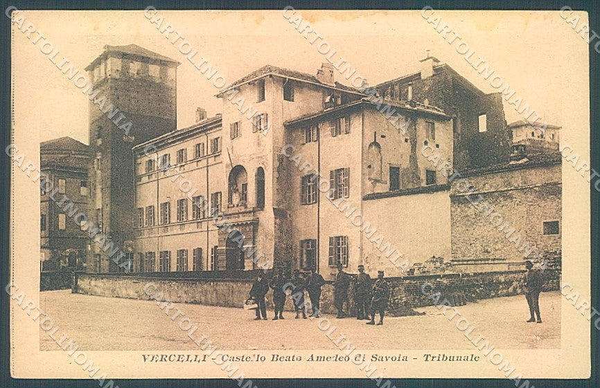 Vercelli Città Castello Beato Amedeo di Savoia cartolina JK5082 – fronte