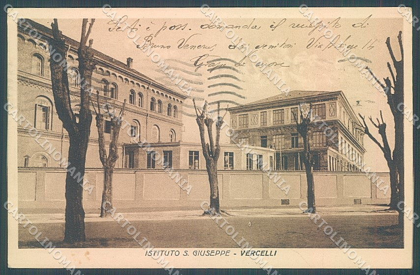 Vercelli Città Istituto San Giuseppe cartolina JK5100 – fronte