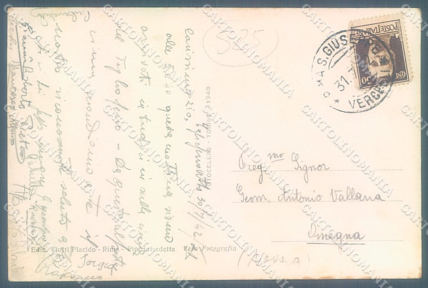 Vercelli Rima Valsesia Foto cartolina JK5102 – retro