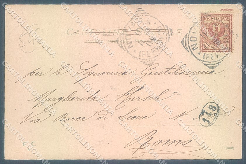 Novara Città Piazza dello Statuto cartolina JK5108 – retro